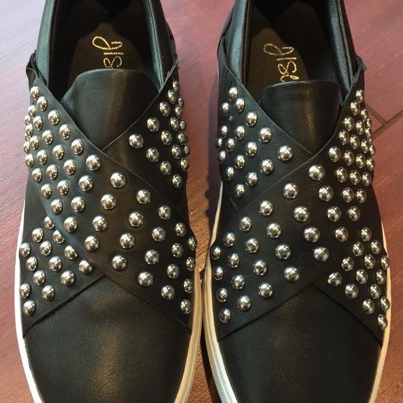 J/Slides Arley studded leather flatform sneaker - Picture 3 of 8